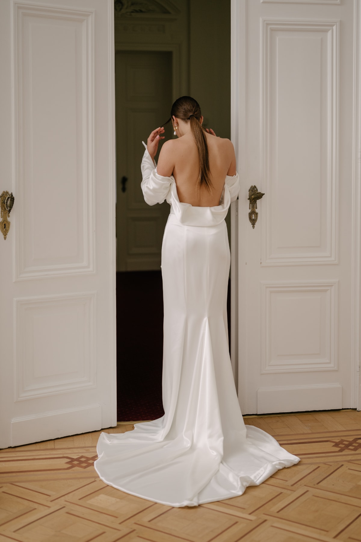 robe de mariée Bon Bridé disponible chez Melody Nelson à Erpent, Namur, Belgique