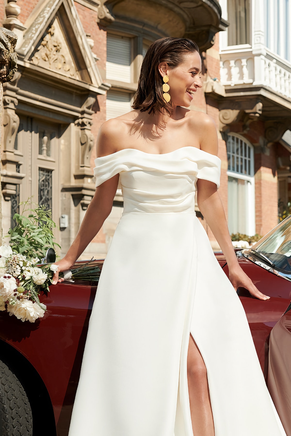 robe de mariée Rembo Styling disponible chez Melody Nelson à Erpent, Namur, Belgique