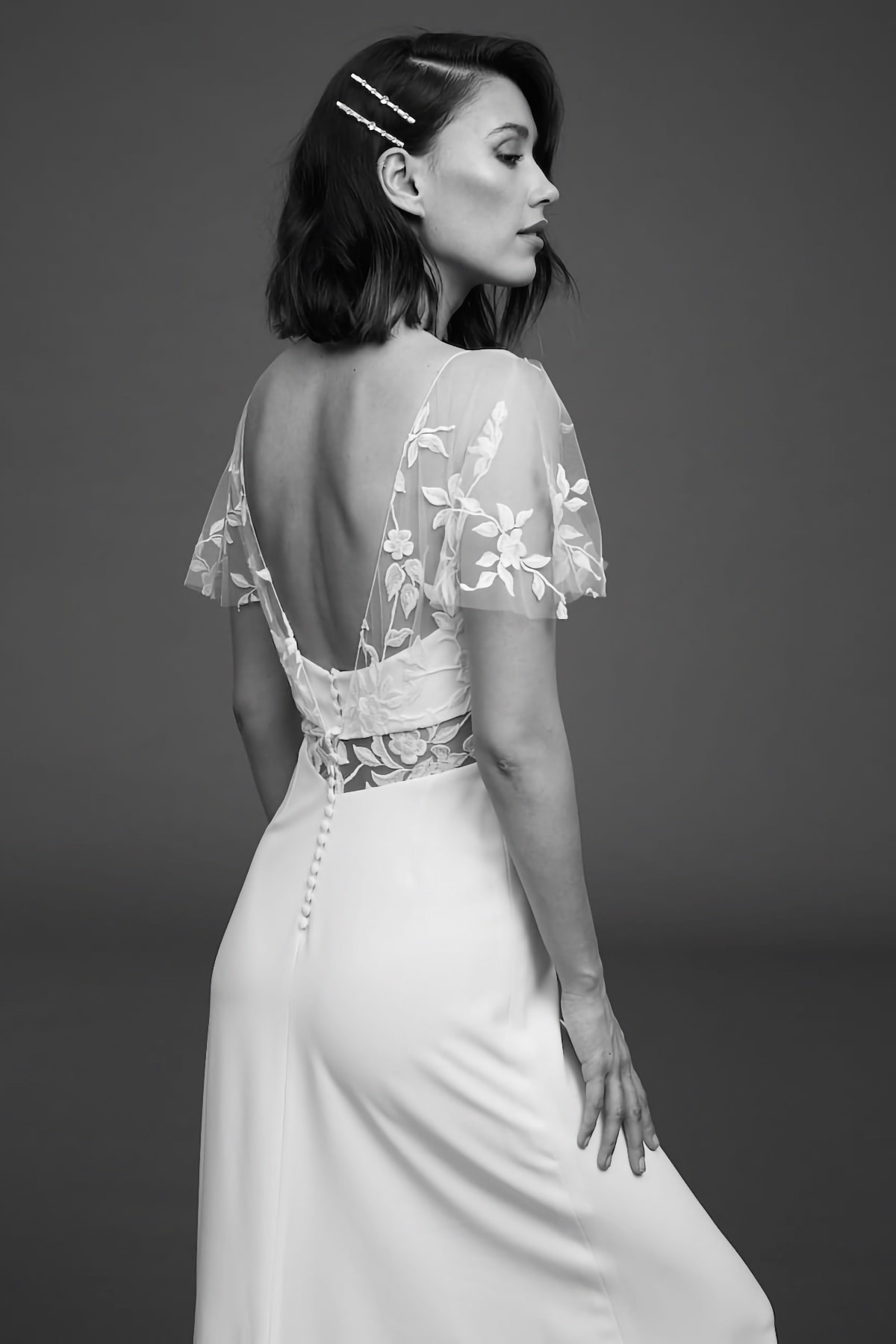 robe de mariée Rime Arodaky disponible chez Melody Nelson à Erpent, Namur, Belgique